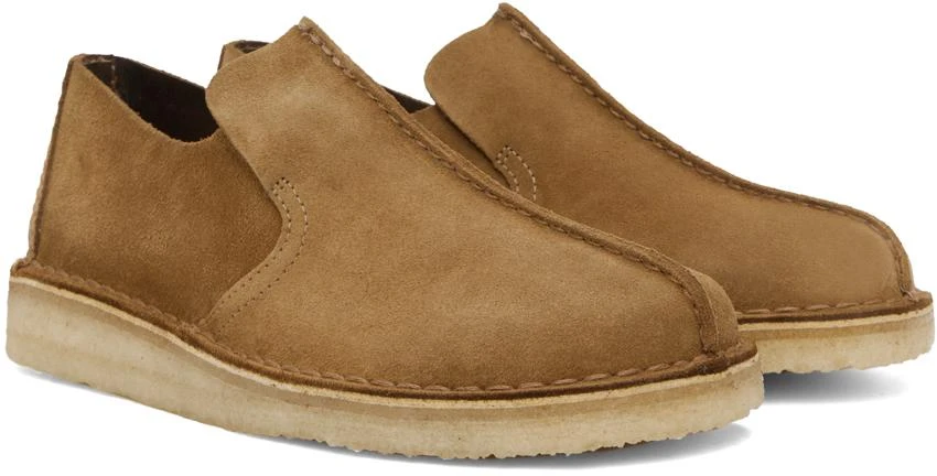 Clarks Tan Desert Mosier Slip-on Loafers 4