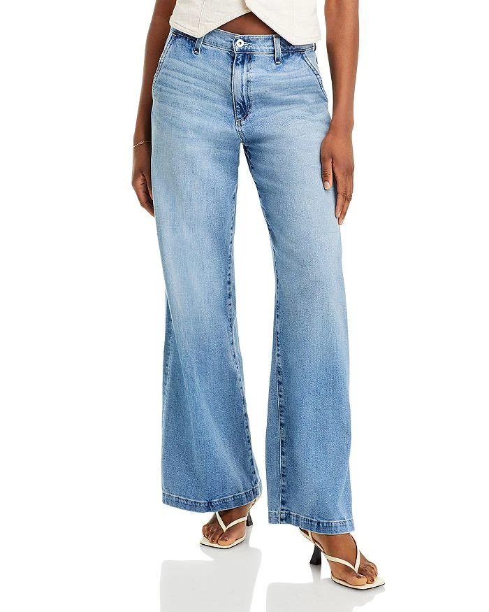 AG Stella Low Slung Palazzo Jeans in Dune 1