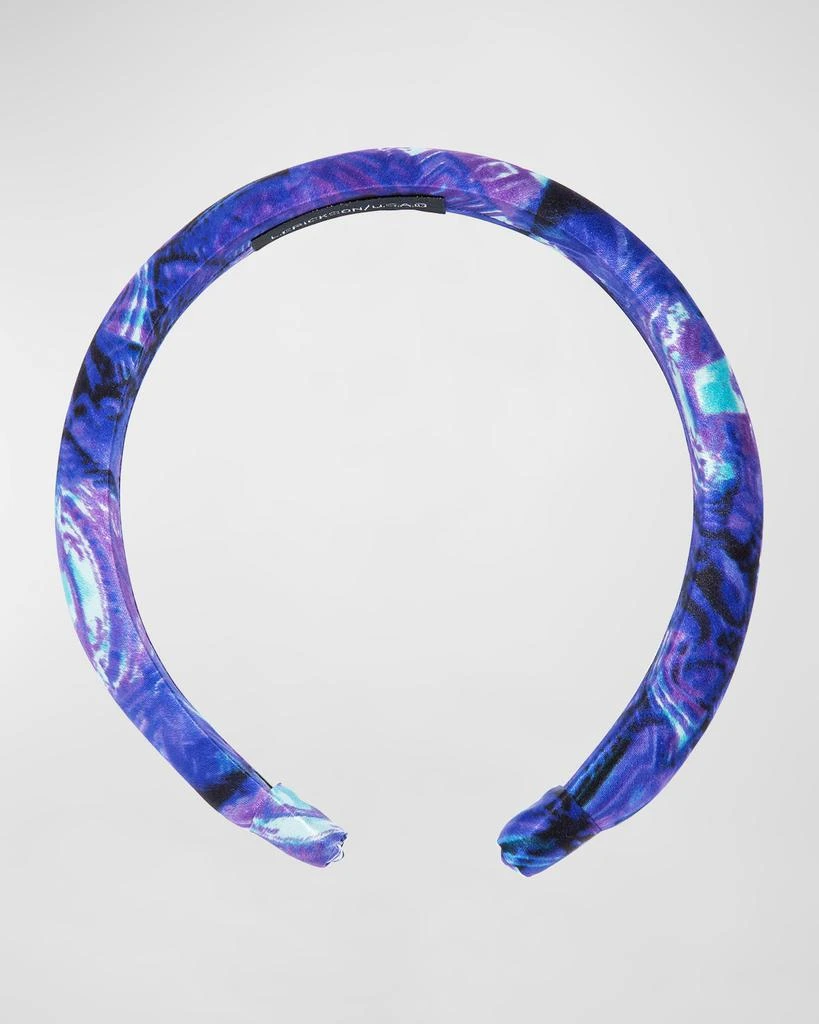 L. Erickson Silk Charmeuse Padded Headband 2