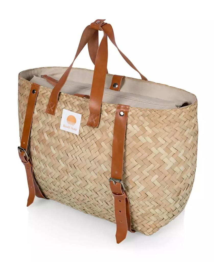 Beach State Hermosa Woven Beach Cooler Tote Bag 5