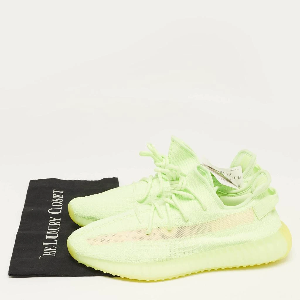 YEEZY Yeezy x Adidas Neon Green Knit Fabric Boost 350 V2 Glow Sneakers Size 46 9
