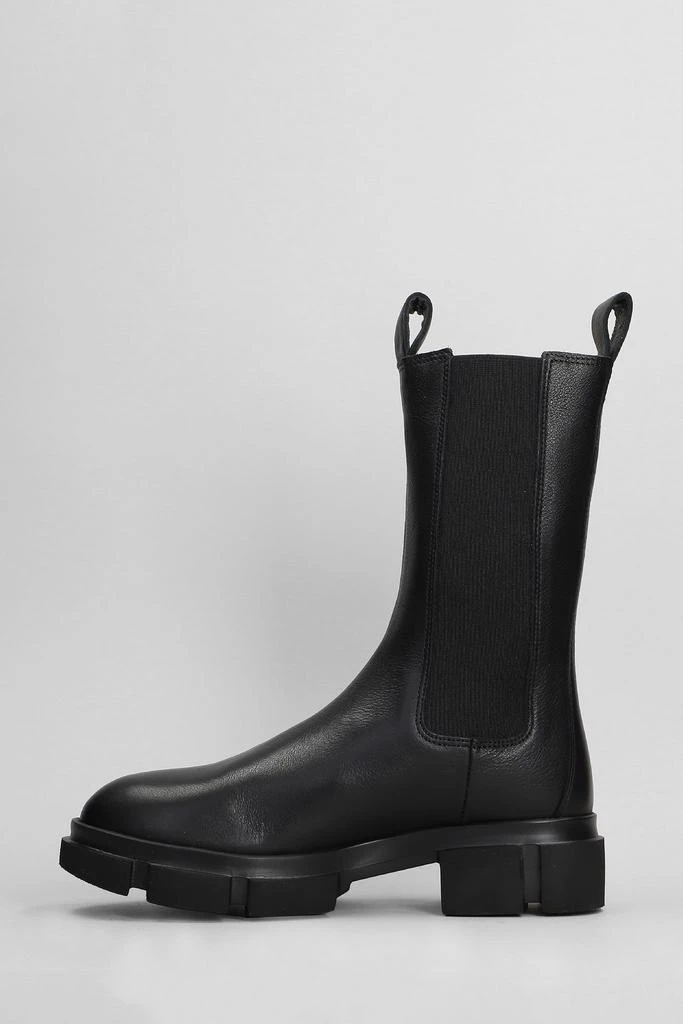 Copenhagen Cph 500 Combat Boots In Black Leather 3