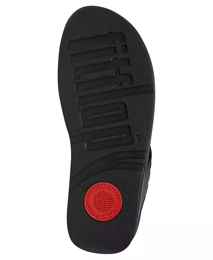 FitFlop Women's Lulu Chunky Snaffle Leather Toe-Post Sandals 8