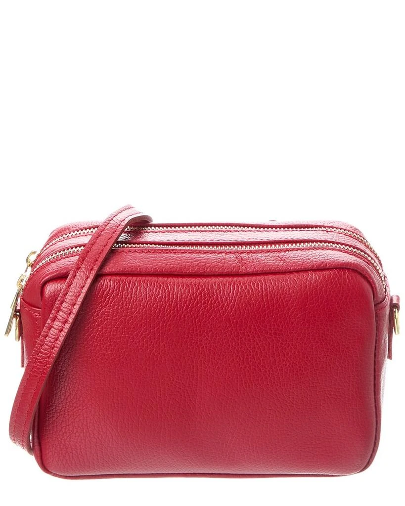 Persaman New York Sandra Leather Metallic Clutch 1