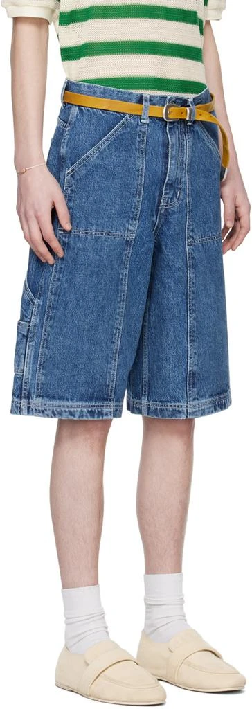 AFTER PRAY Indigo Carpenter Denim Shorts 2