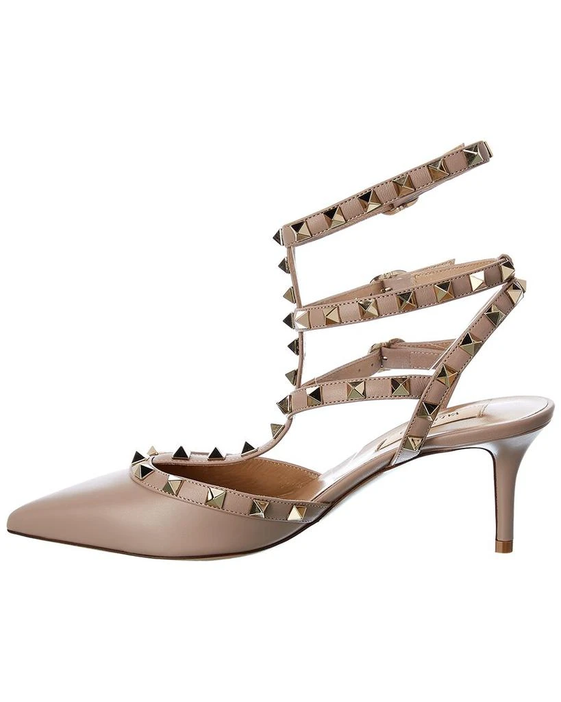 Valentino Rockstud Caged 65 Leather Ankle Strap Pump 2