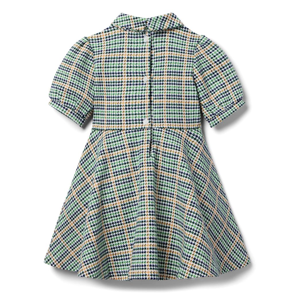 Janie and Jack Plaid Ponte Dress (Toddler/Little Kids/Big Kids)