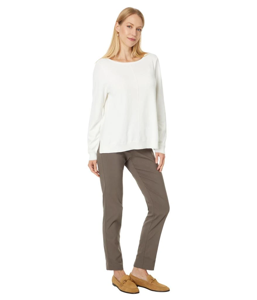 Elliott Lauren Modal Knits - Crewneck Sweater with Seam detail 4