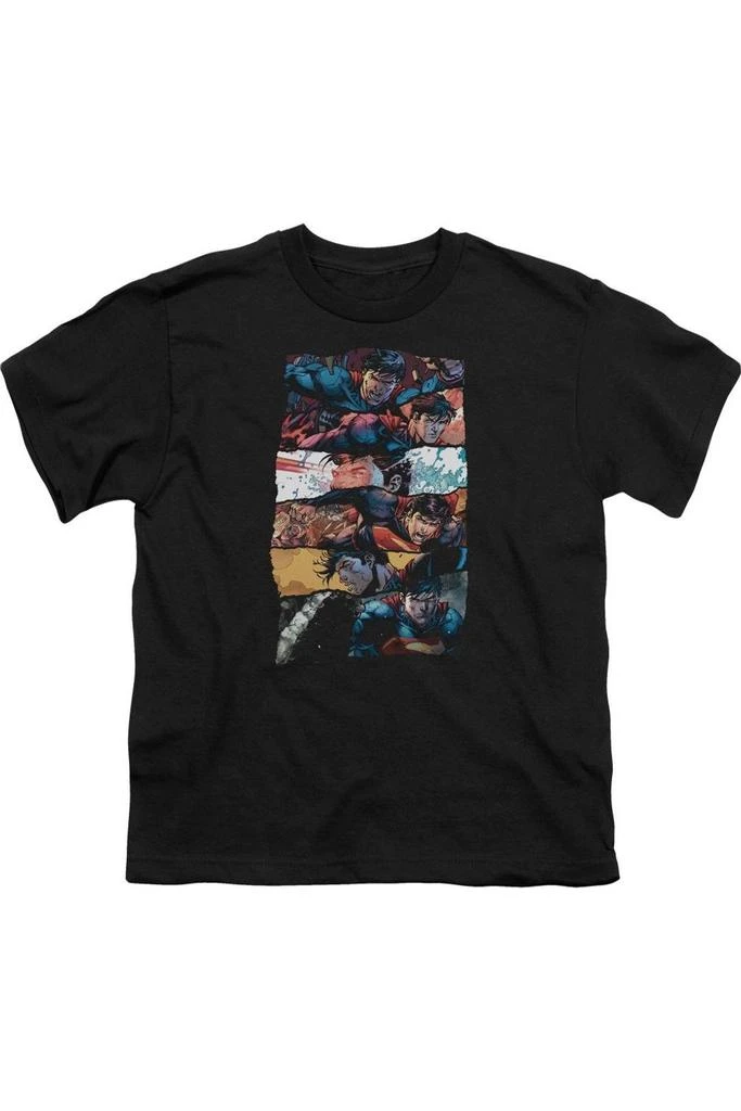 Gildan Superman Torn Collage Short Sleeve Juvenile Tee / T-Shirt 1
