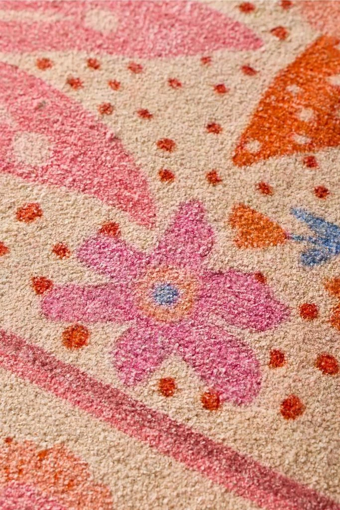 Urban Outfitters Kaia Floral Digital Printed Chenille Rug 3