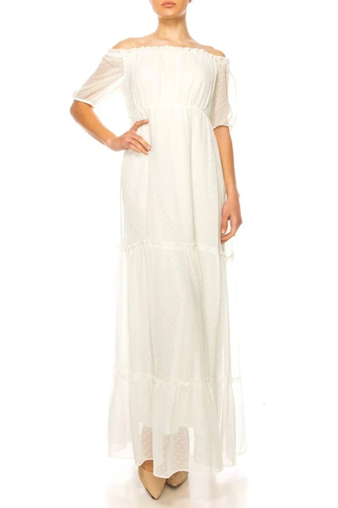 Short Sleeve Tiered Maxi Dress In White On Sale Now with Up to 17% Off | Discover Exclusive Deals & Savings at BeyondStyle Authentic Maison Tara women|dresses|clothing with Limited-Time Discounts, Short Sleeve Tiered Maxi Dress In White On Sale Now with Up to 17% Off | Discover Exclusive Deals & Savings at BeyondStyle Authentic Maison Tara women|dresses|clothing with Limited-Time Discounts,