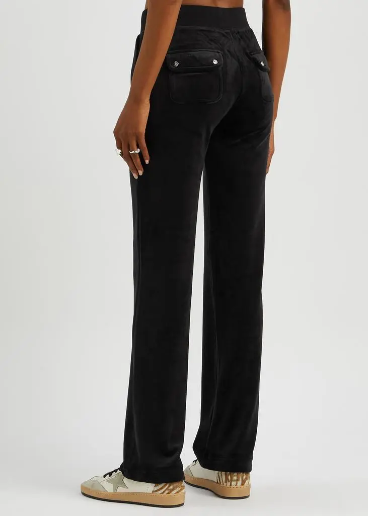 Juicy Couture Del Ray logo velour sweatpants 3