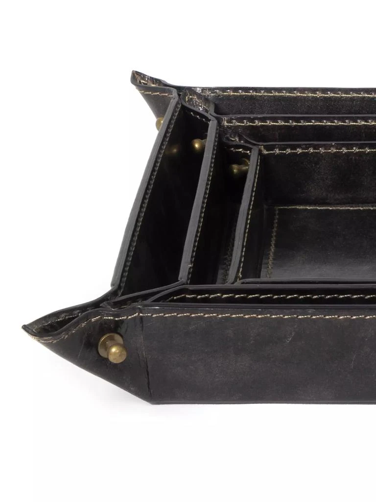 Regina Andrew Derby 3-Piece Leather Tray Set 3