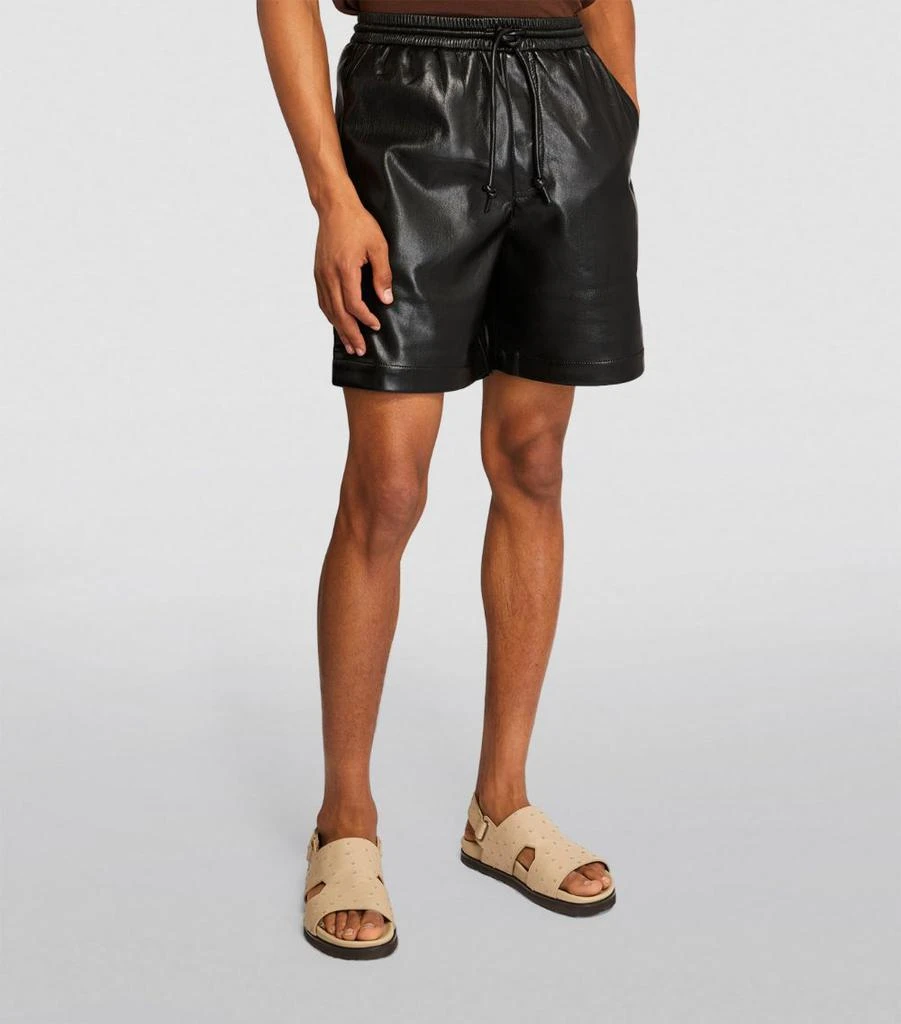 Nanushka Faux Leather Shorts 3