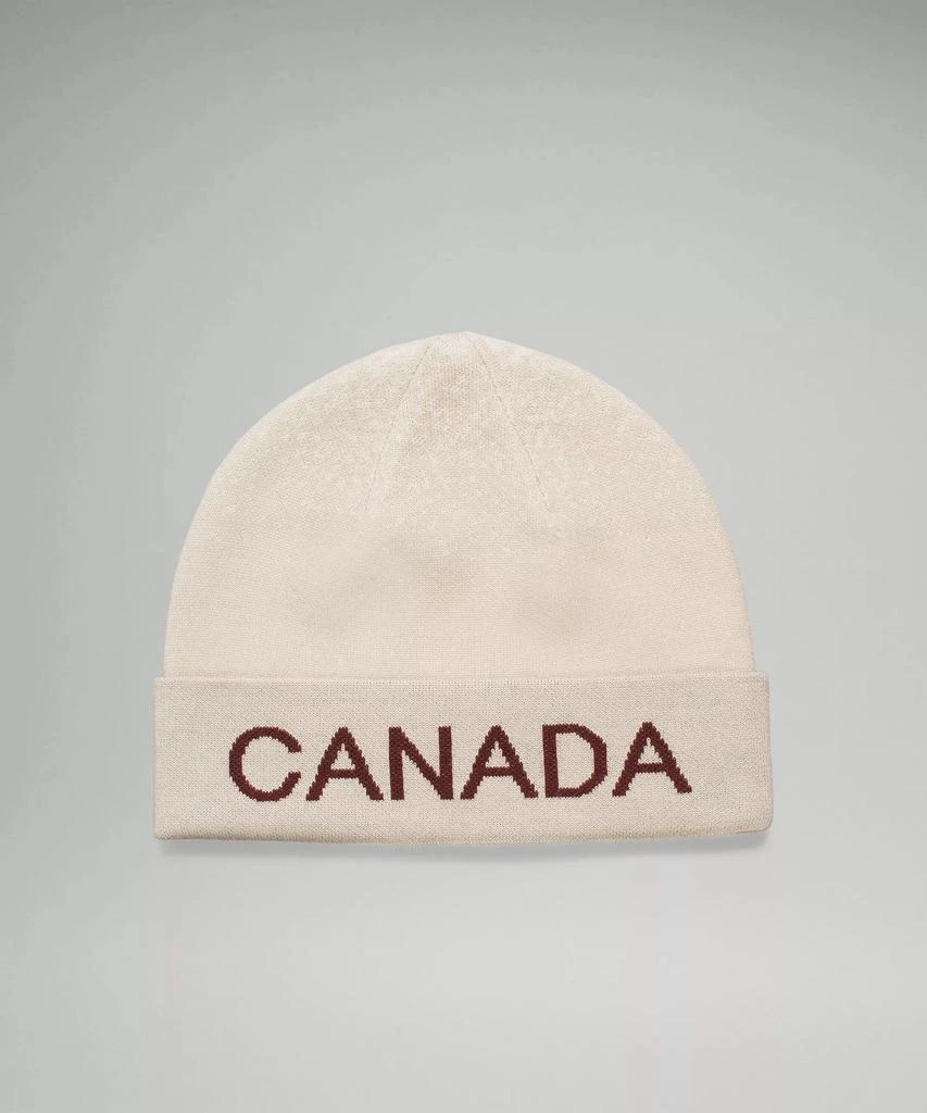 lululemon Team Canada Wool-Blend Reversible Beanie *COC Logo 1