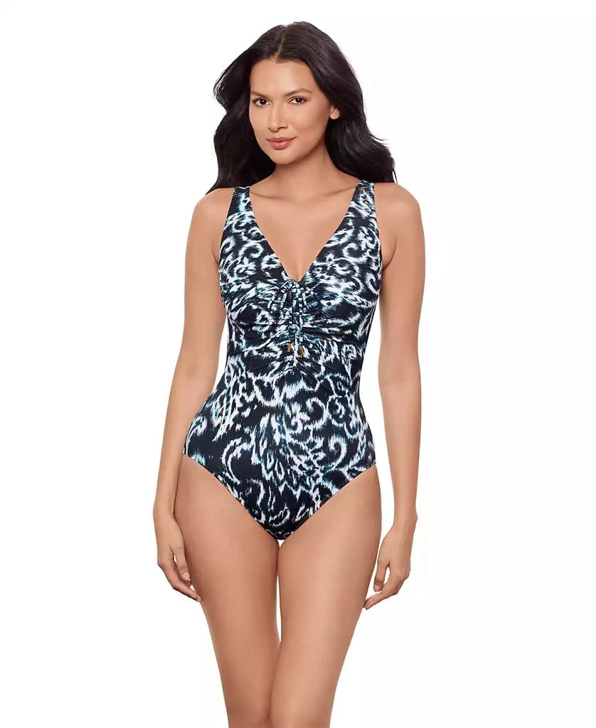 Miraclesuit Women's Adorn Bella Tummy Control One-Piece Swimsuit 1