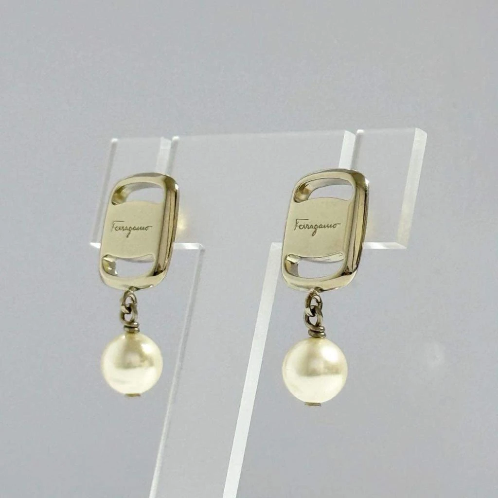 Salvatore Ferragamo Metal Stud Earrings (Pre-Owned) 4