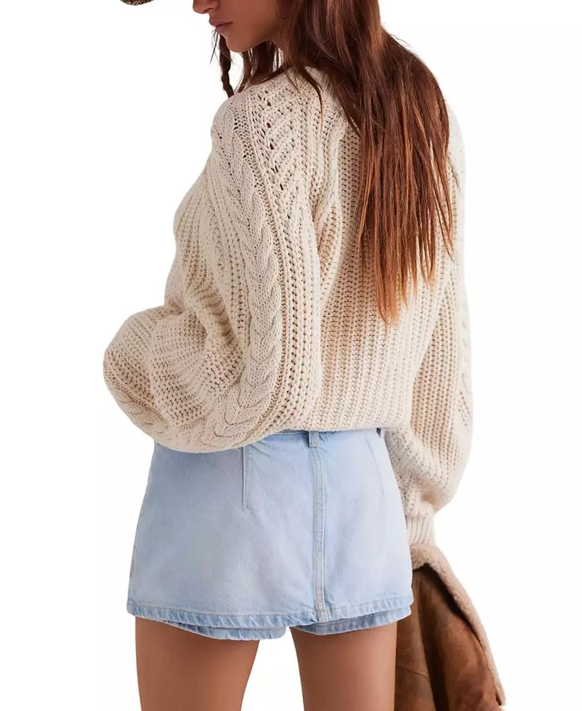 Free People Women's Galivanting Denim Mini Skort 4