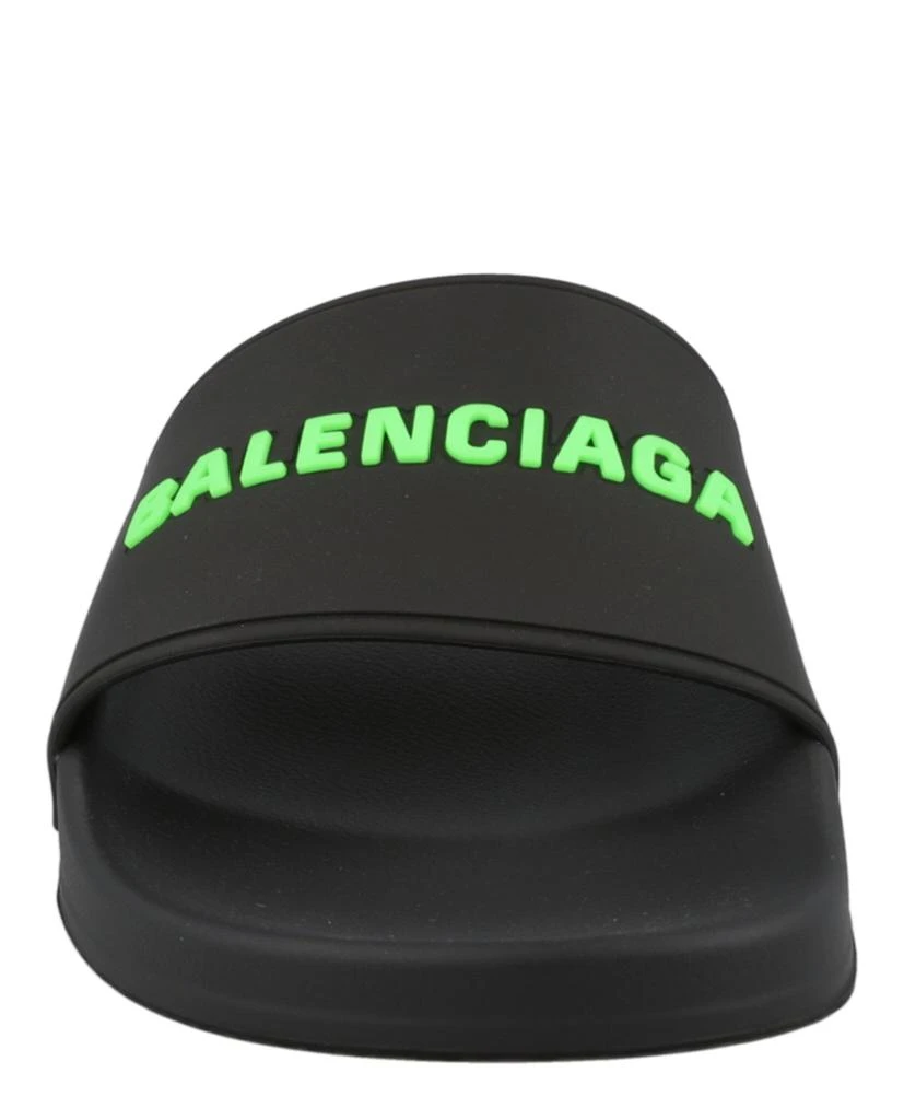 Balenciaga Logo Pool Slides 4