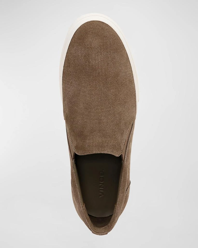 Vince Men's Fletcher Suede Slip-On Sneakers 5