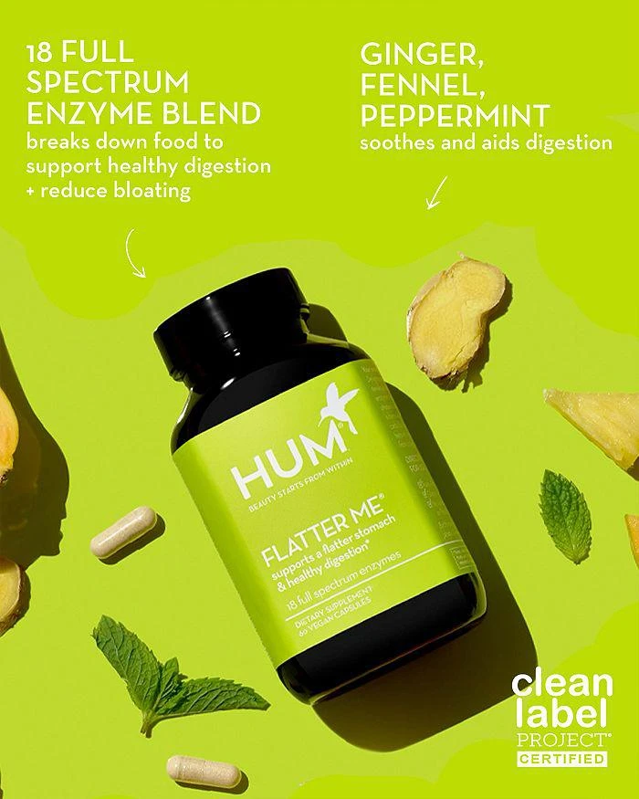 Hum Nutrition Flatter Me - Digestive Enzyme Supplement 2