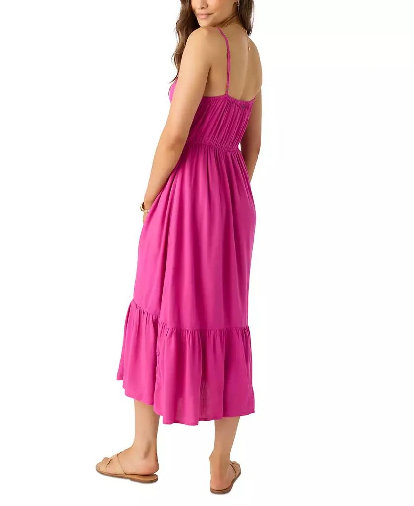 O'Neill Juniors' Pilar Woven Sleeveless Tiered Midi Dress 4