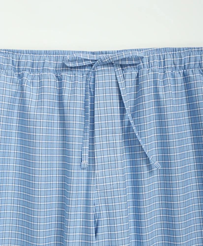 Brooks Brothers Cotton Oxford Windowpane Lounge Pants 2