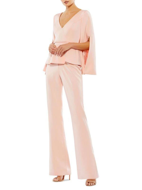 Mac Duggal Peplum Wide Leg Jumpsuit 1