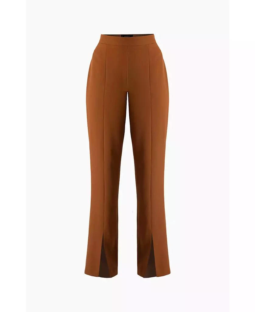 Ivonne Women
s Straight-Leg Trousers with Leg Slits 6