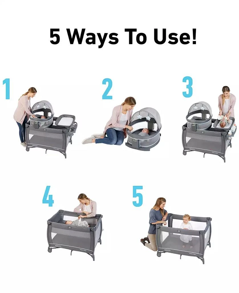 Graco Pack and Play Travel Dome LX Play Yards 5