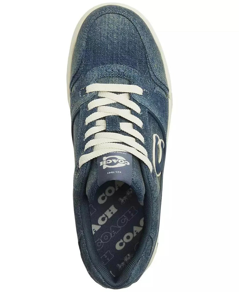 Coach Women
s Soho Loved Denim Lace-Up Sneakers 4