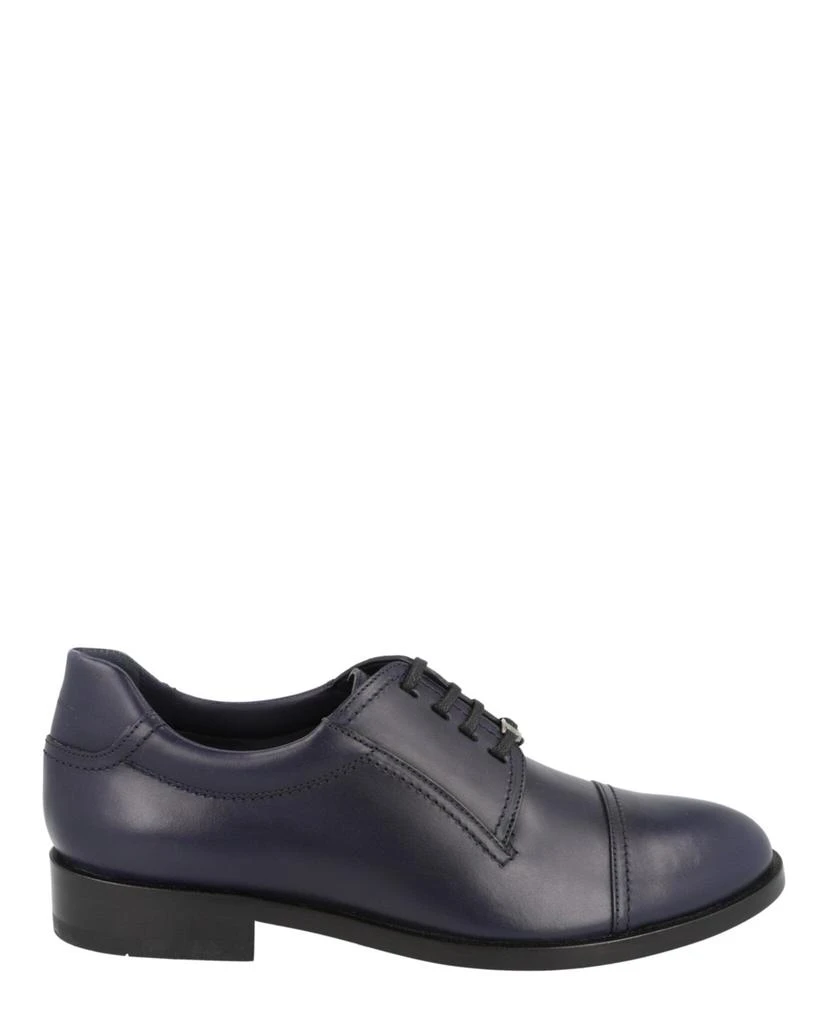 Salvatore Ferragamo Farnon Div Leather Oxfords