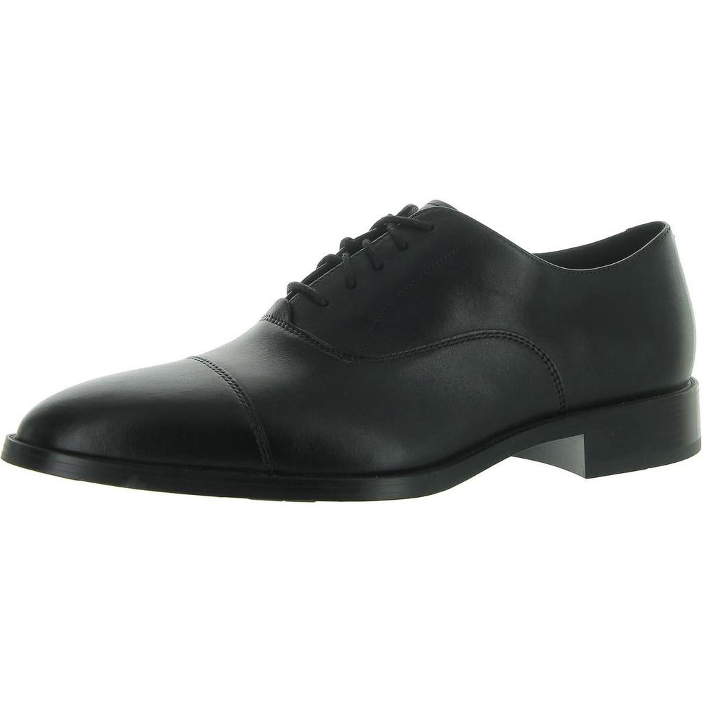 Cole Haan Hawthorne Mens Leather Toe Cap Oxfords