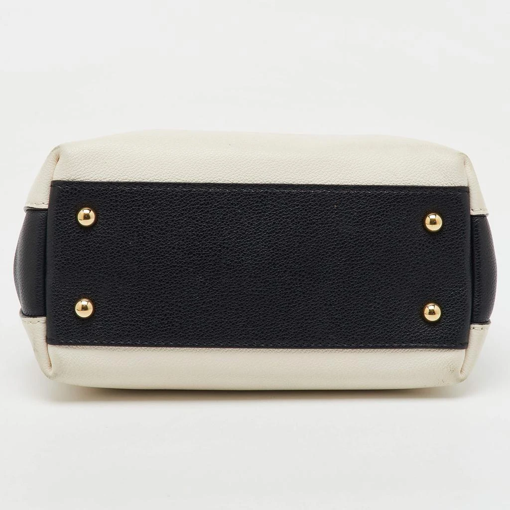 Burberry Burberry OffWhite/Black Leather Milton Satchel 7