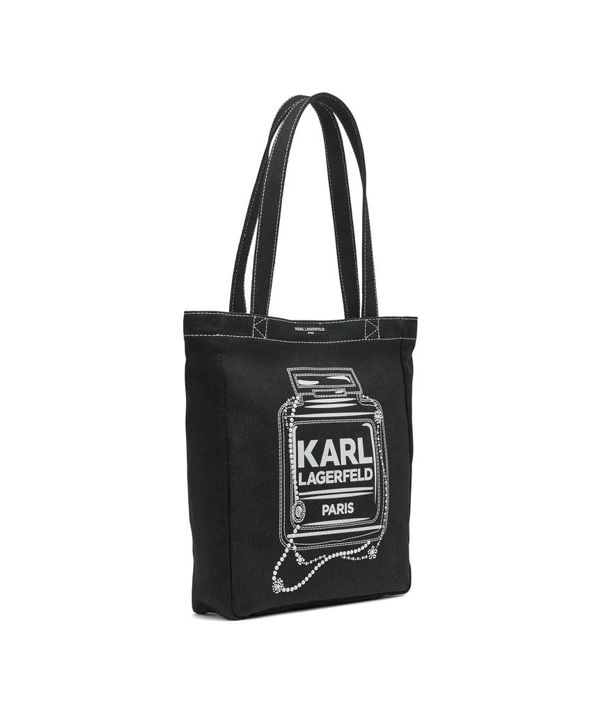 Karl Lagerfeld Paris CANNES CANVAS NORTH SOUTH TOTE 2
