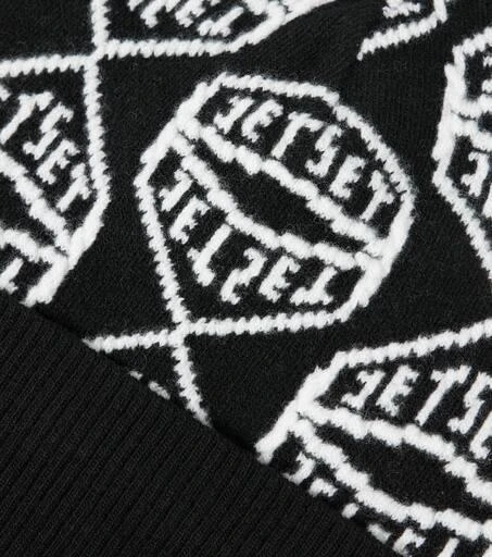 Jet Set Logo wool-blend beanie 3