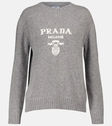 Prada Logo wool and cashmere sweater 1