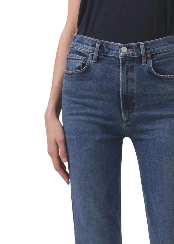 AGOLDE High Rise Stovepipe Jeans In Captivate 4