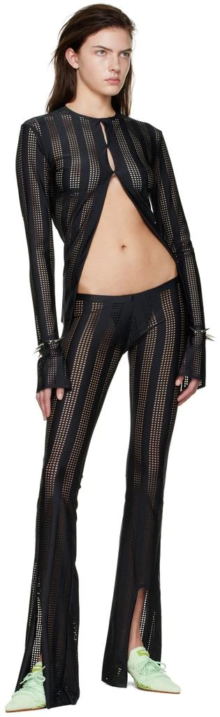 FAL-ASH Black Polyester Leggings 4
