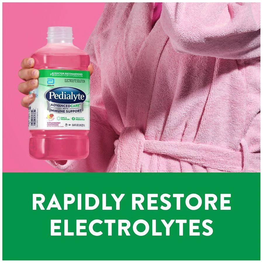 Pedialyte AdvancedCare Electrolyte Solution Strawberry Lemonade 6