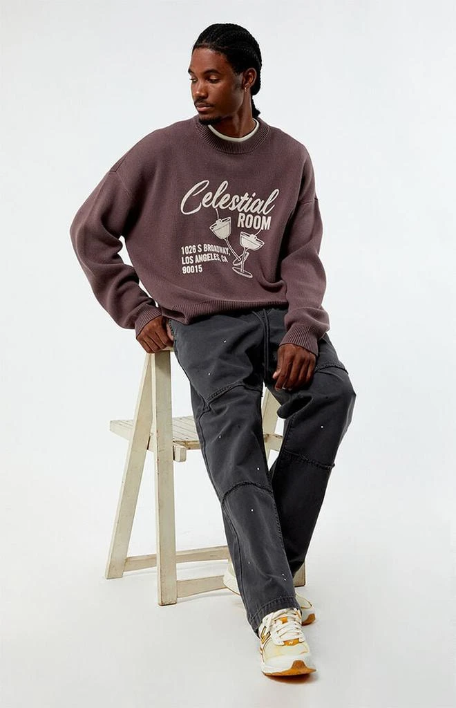 PacSun Celestial Cropped Sweater 1