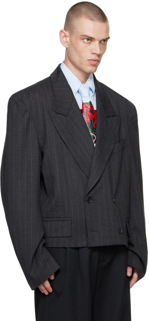 VAQUERA Gray Slouchy Blazer 2