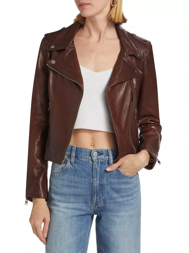 LaMarque Holy Leather Hooded Biker Jacket 6