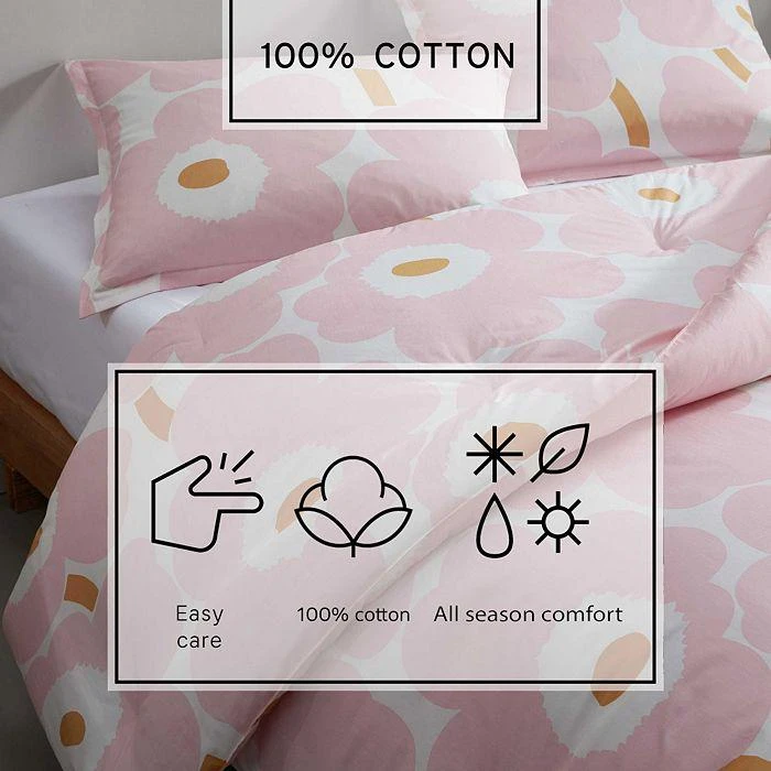 marimekko Unikko Comforter Set, King 7