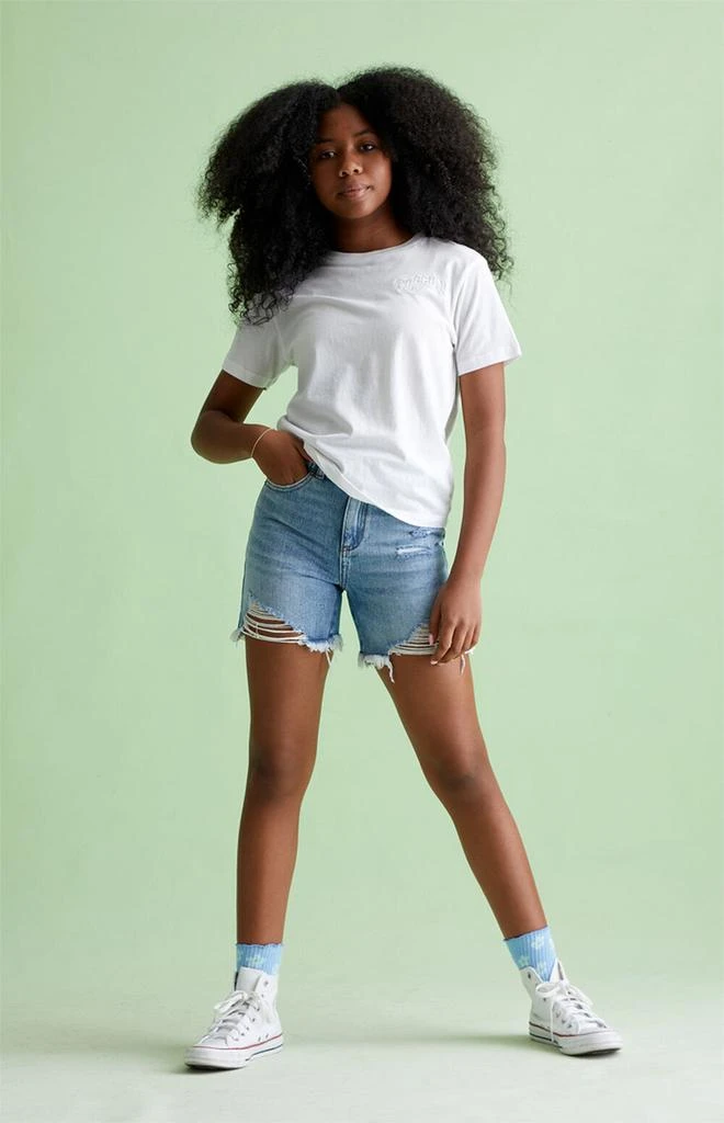 PacSun Kids Medium Indigo Denim Shorts 3