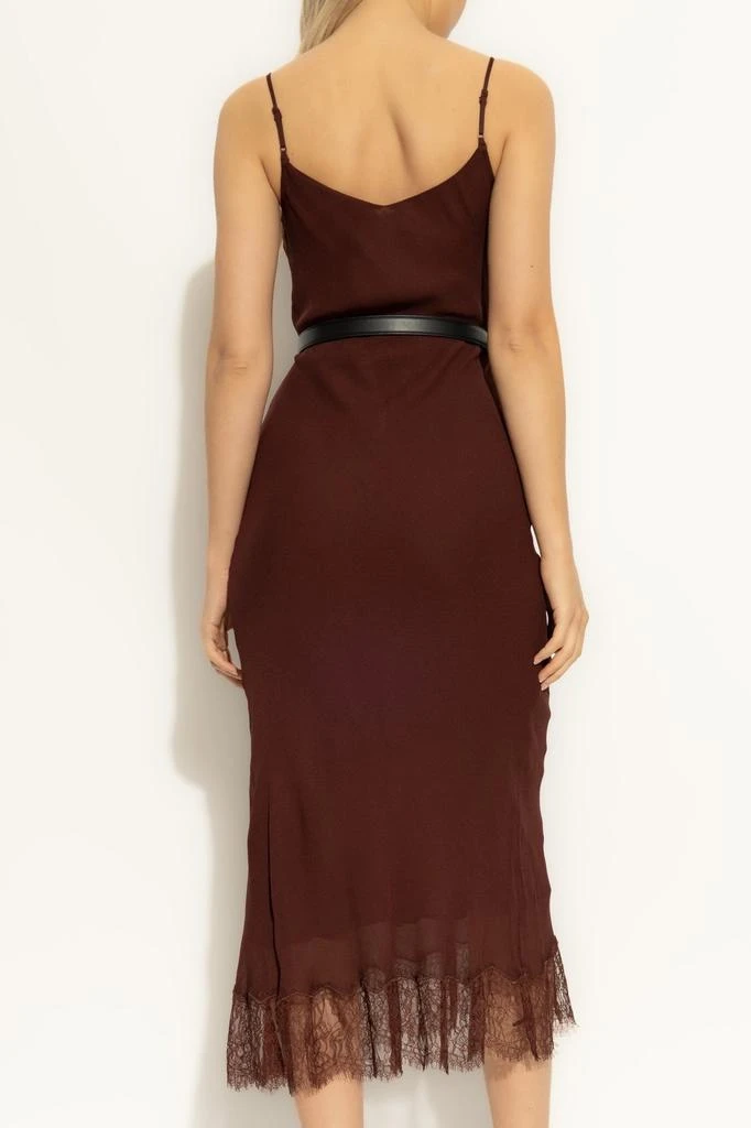 Self Portrait Self-Portrait Spaghetti Strap Belted Midi Dress 3