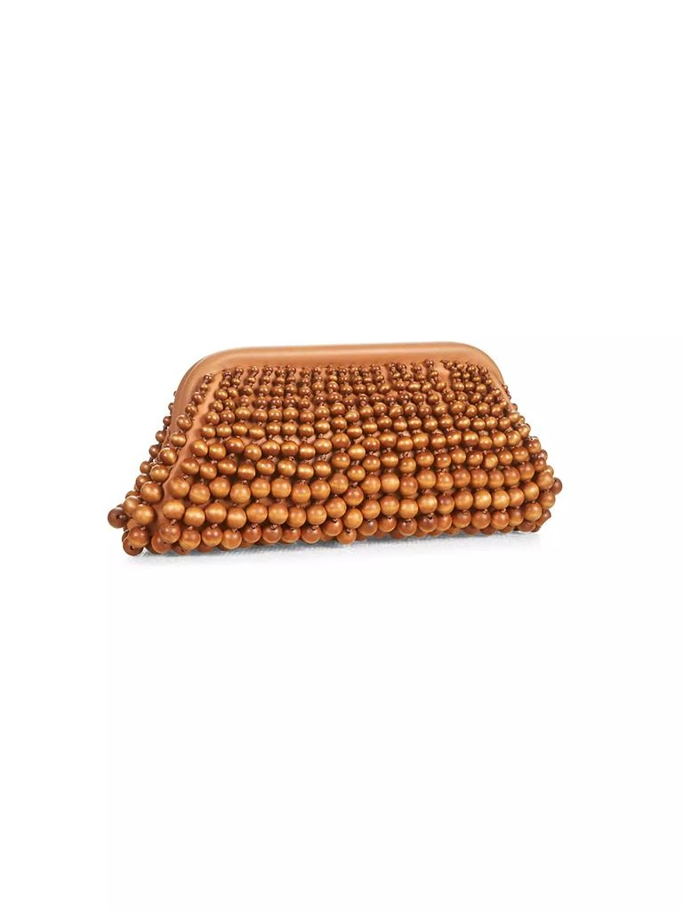Cult Gaia Nia Wood Beaded Clutch 3