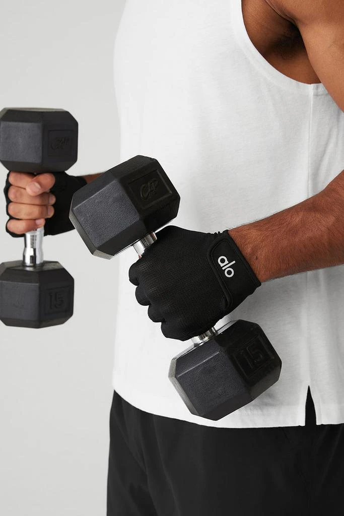 Alo Power Moves Workout Gloves - Black 3