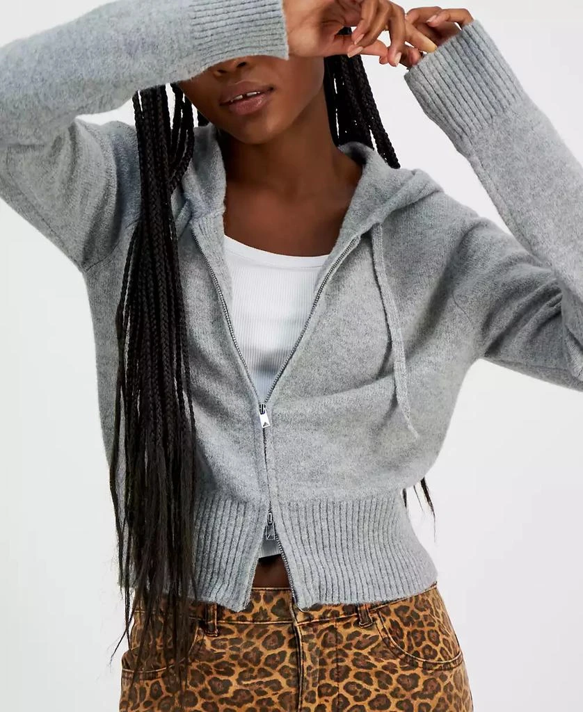 Ultra Flirt Juniors' Full-Zip Hoodie Sweater 3