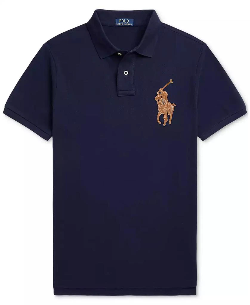Ralph Lauren Men's Custom Slim Fit Leather-Pony Polo Shirt 1